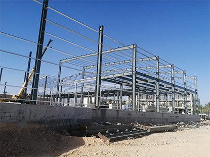 two storey steel structure workshop