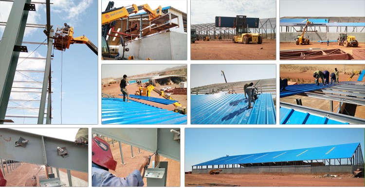 Construção de materiais de aço para construção de estádio estrutural de aço multicamada