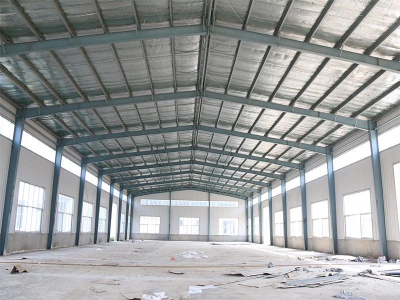 construction steel material warehouse