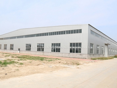 steel frame workshop building